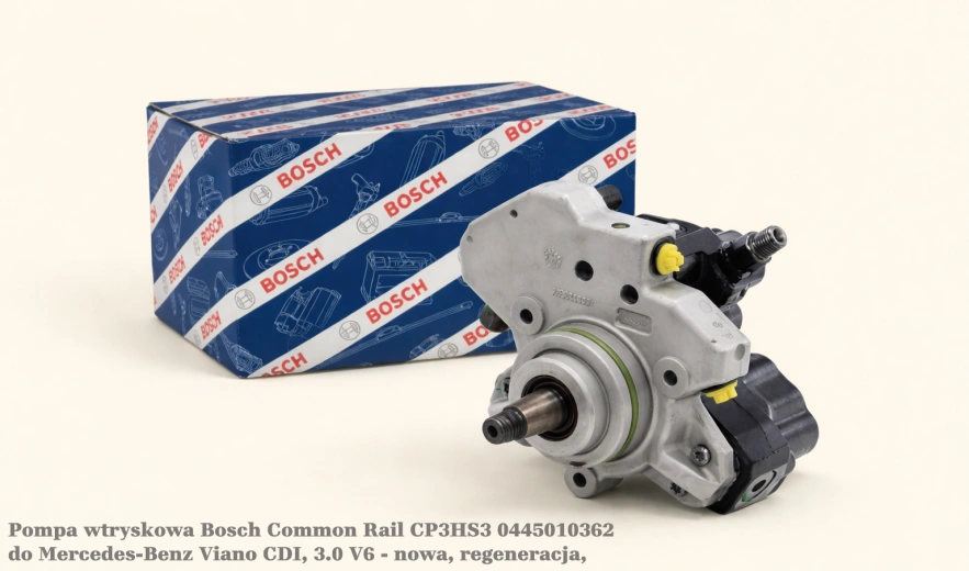 Pompa wtryskowa Bosch Common Rail CP3HS3 0445010362 do Mercedes-Benz Viano CDI, 3.0 V6 - nowa, regeneracja, cena