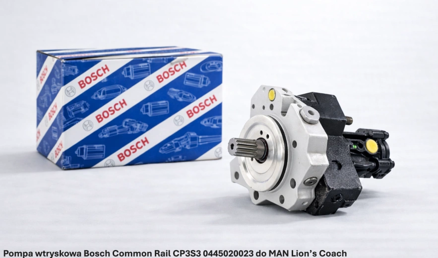 Pompa wtryskowa Bosch Common Rail CP3S3 0445020023 do MAN Lion’s Coach – D2066 LOH 10 - nowa, regeneracja, cena