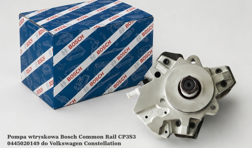 Pompa wtryskowa Bosch Common Rail CP3S3 0445020149 do Volkswagen Constellation 17.250 / 23.250 / 24.250, 6.0 Cummins Interact - nowa, regeneracja, cena