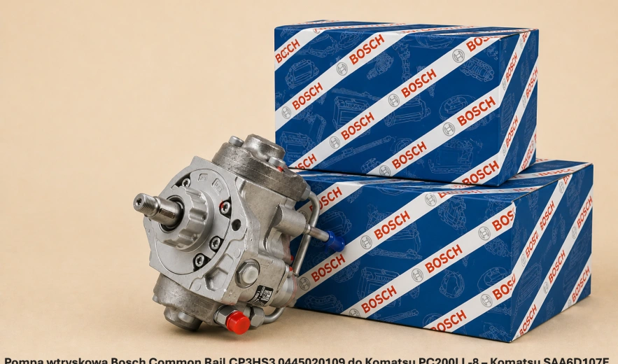 Pompa wtryskowa Bosch Common Rail CP3HS3 0445020109 do Komatsu WA250-6 – Komatsu SAA6D107E-1 - nowa, regeneracja, cena