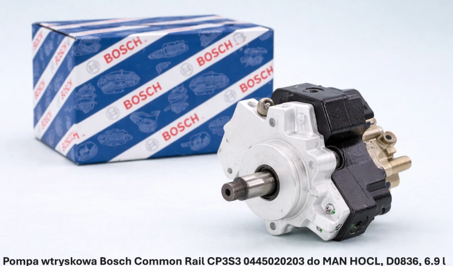 Pompa wtryskowa Bosch Common Rail CP3S3 0445020203 do MAN HOCL, D0836, 6.9 l - nowa, regeneracja, cena
