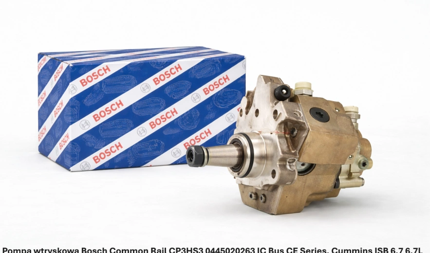 Pompa wtryskowa Bosch Common Rail CP3HS3 0445020263 IC Bus CE Series, Cummins ISB 6.7 6.7L - nowa, regeneracja, cena