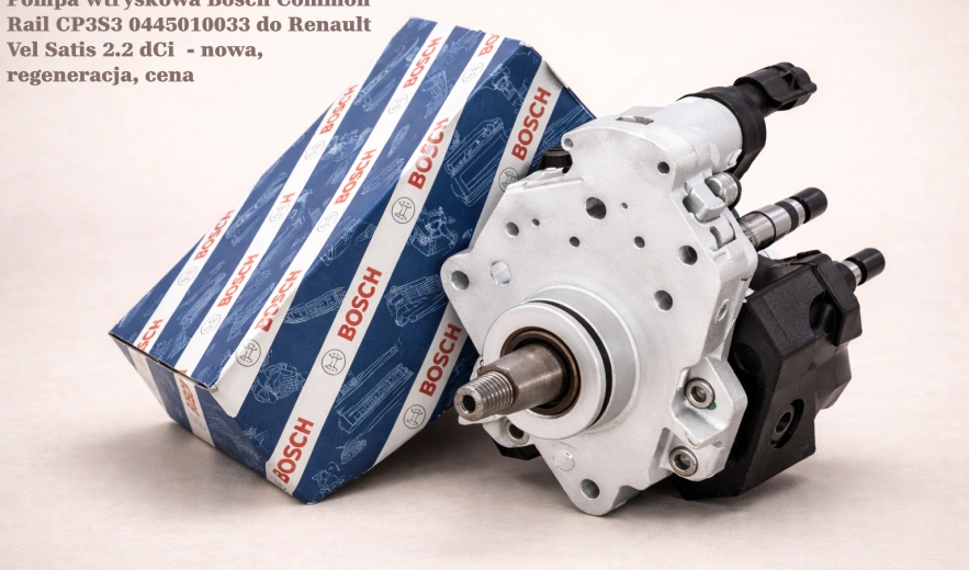 Pompa wtryskowa Bosch Common Rail CP3S3 0445010033 do Renault Vel Satis 2.2 dCi - nowa, regeneracja, cena