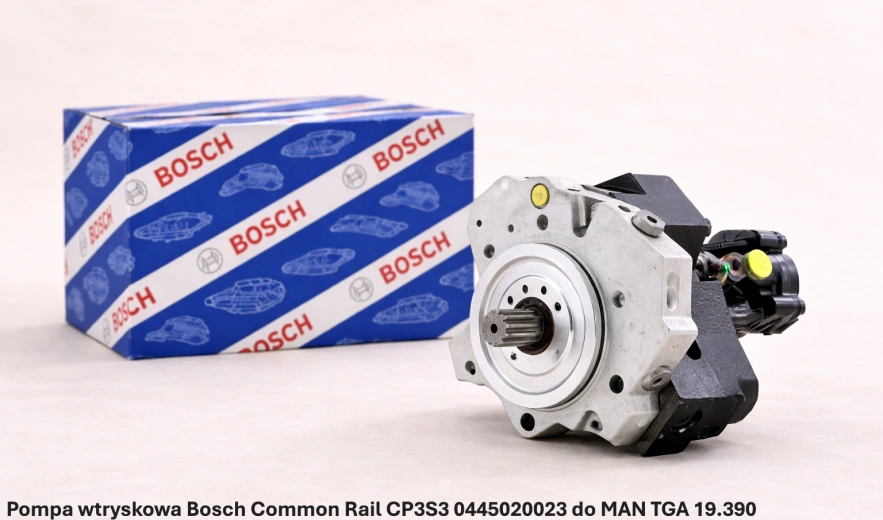 Pompa wtryskowa Bosch Common Rail CP3S3 0445020023 do MAN TGA 19.390 – D2066 LF02/LF12 - nowa, regeneracja, cena