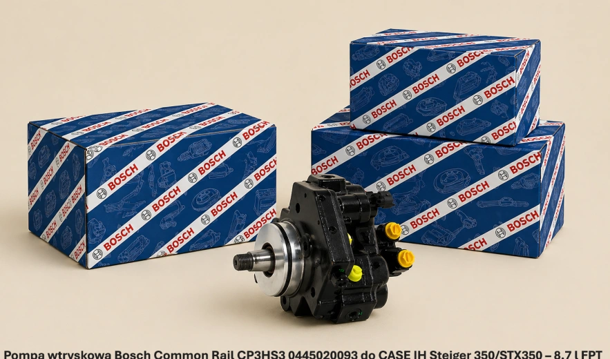 Pompa wtryskowa Bosch Common Rail CP3HS3 0445020093 do CASE IH Steiger 350/STX350 – 8.7 l FPT - nowa, regeneracja, cena