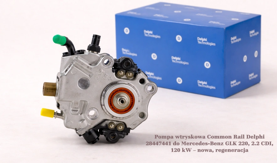 Pompa wtryskowa Common Rail Delphi 28447441 do Mercedes-Benz GLK 220, 2.2 CDI, 120 kW – nowa, regeneracja