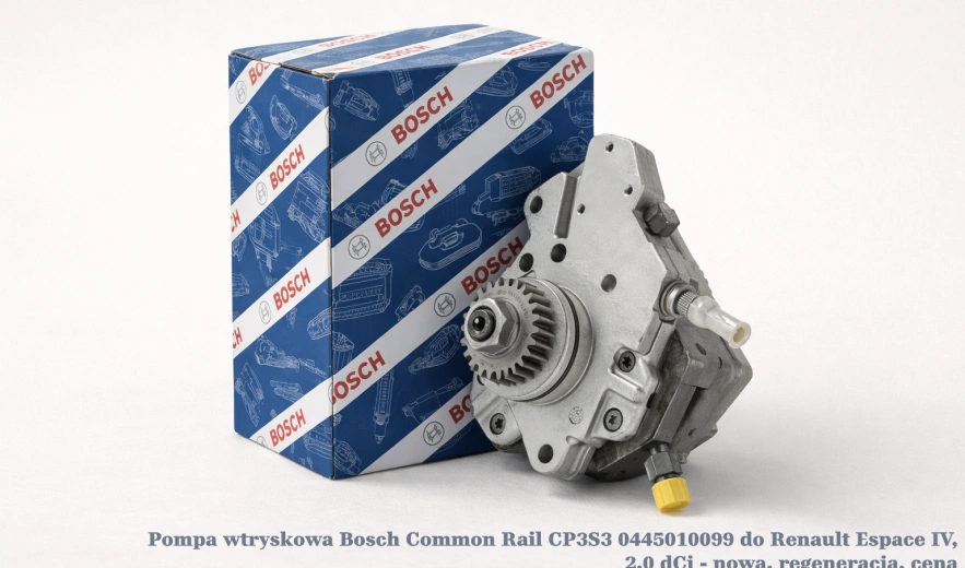 Pompa wtryskowa Bosch Common Rail CP3S3 0445010099 do Renault Espace IV, 2.0 dCi - nowa, regeneracja, cena