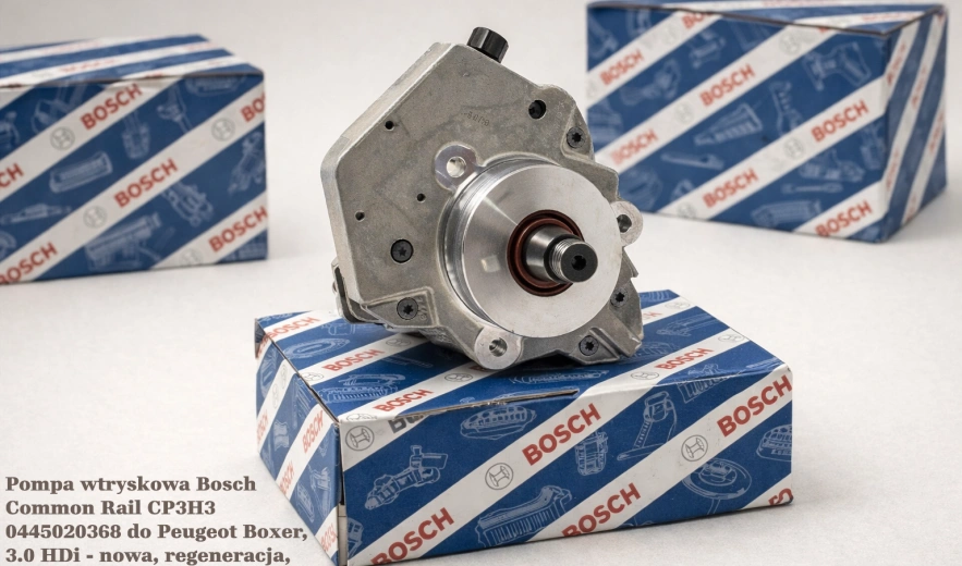 Pompa wtryskowa Bosch Common Rail CP3H3 0445020368 do Peugeot Boxer, 3.0 HDi - nowa, regeneracja, cena