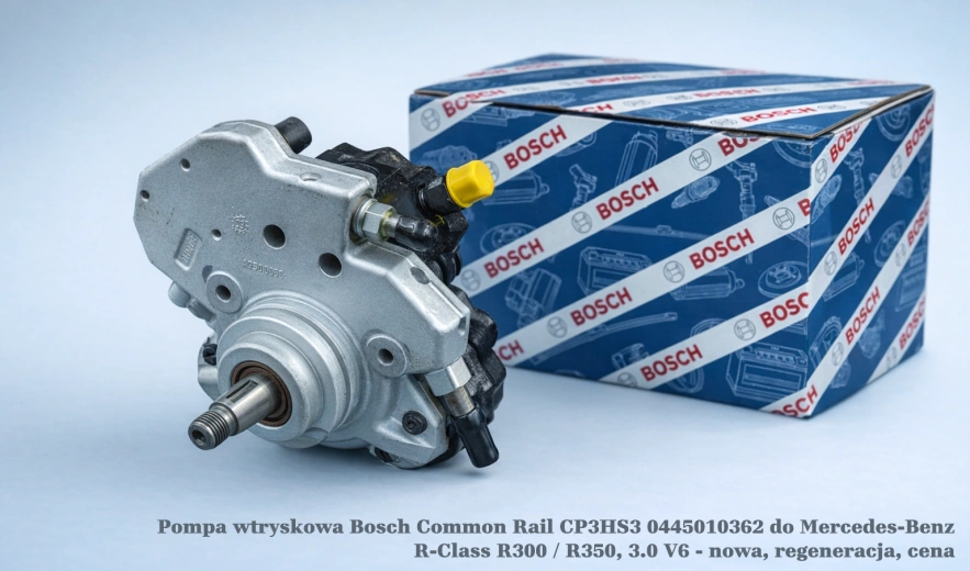 Pompa wtryskowa Bosch Common Rail CP3HS3 0445010362 do Mercedes-Benz R-Class R300 / R350, 3.0 V6 - nowa, regeneracja, cena