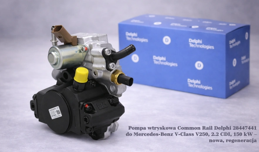 Pompa wtryskowa Common Rail Delphi 28447441 do Mercedes-Benz V-Class V250, 2.2 CDI, 150 kW – nowa, regeneracja