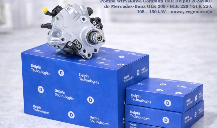 Pompa wtryskowa Common Rail Delphi 28249007 do Mercedes-Benz GLK 200 / GLK 220 / GLK 250, 105 - 150 kW – nowa, regeneracja
