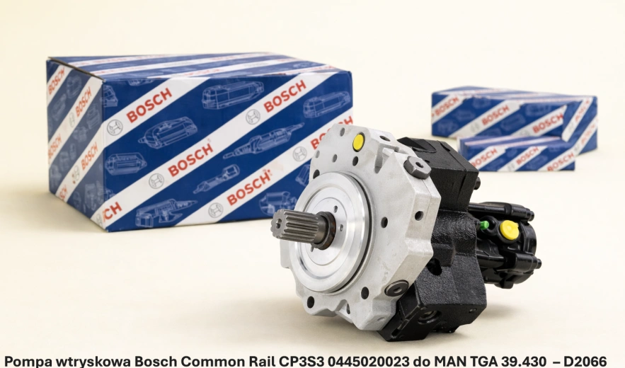 Pompa wtryskowa Bosch Common Rail CP3S3 0445020023 do MAN TGA 39.430 – D2066 LF01/LF11 - nowa, regeneracja, cena