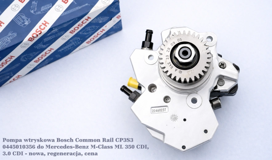 Pompa wtryskowa Bosch Common Rail CP3S3 0445010356 do Mercedes-Benz M-Class ML 350 CDI, 3.0 CDI - nowa, regeneracja, cena