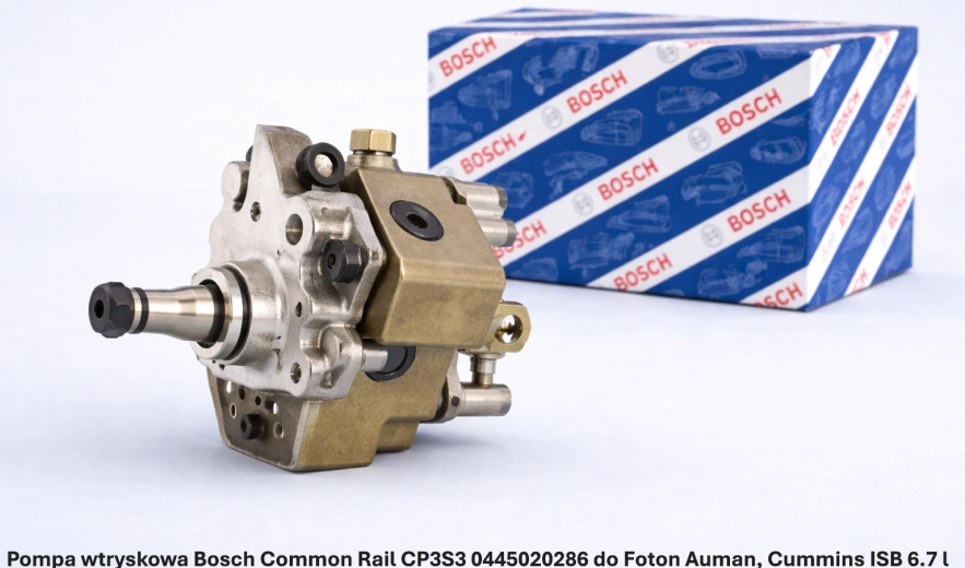 Pompa wtryskowa Bosch Common Rail CP3S3 0445020286 do Foton Auman, Cummins ISB 6.7 l - nowa, regeneracja, cena