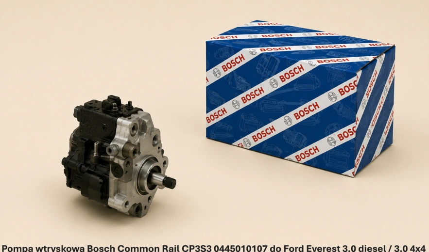 Pompa wtryskowa Bosch Common Rail CP3S3 0445010107 do Ford Everest 3.0 diesel / 3.0 4x4 - nowa, regeneracja, cena
