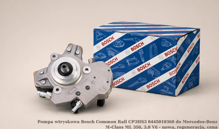 Pompa wtryskowa Bosch Common Rail CP3HS3 0445010360 do Mercedes-Benz M-Class ML 350, 3.0 V6 - nowa, regeneracja, cena