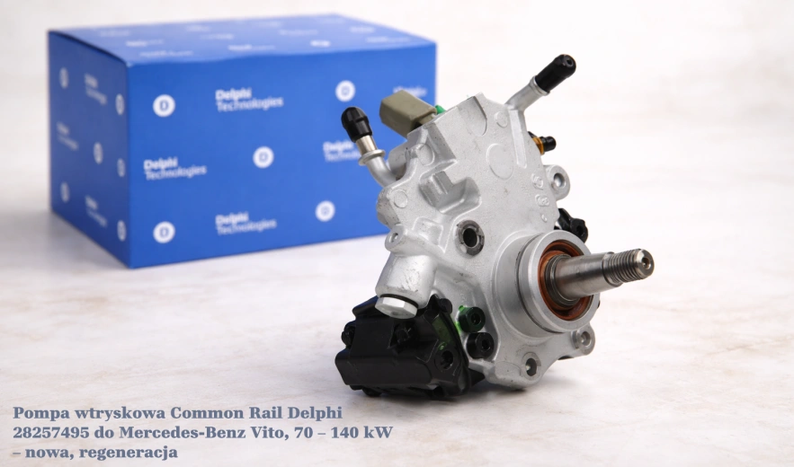 Pompa wtryskowa Common Rail Delphi 28257495 do Mercedes-Benz Vito, 70 – 140 kW – nowa, regeneracja