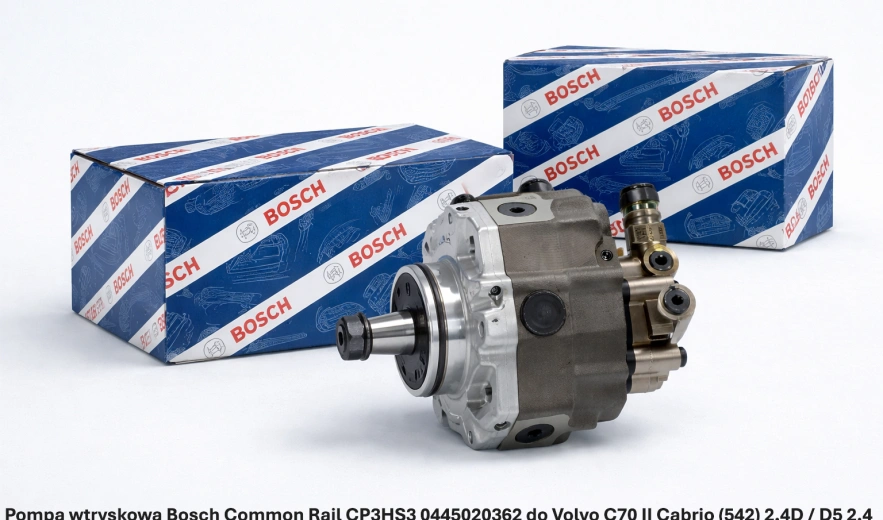 Pompa wtryskowa Bosch Common Rail CP3HS3 0445020362 do Volvo C70 II Cabrio (542) 2.4D / D5 2.4 – nowa, regeneracja, cena