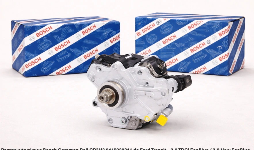 Pompa wtryskowa Bosch Common Rail CP3H3 0445020311 do Ford Transit – 2.0 TDCi EcoBlue / 2.0 New EcoBlue – nowa, regeneracja, cena