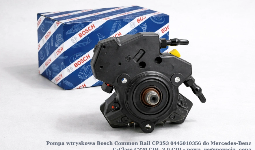 Pompa wtryskowa Bosch Common Rail CP3S3 0445010356 do Mercedes-Benz C-Class C320 CDI, 3.0 CDI - nowa, regeneracja, cena