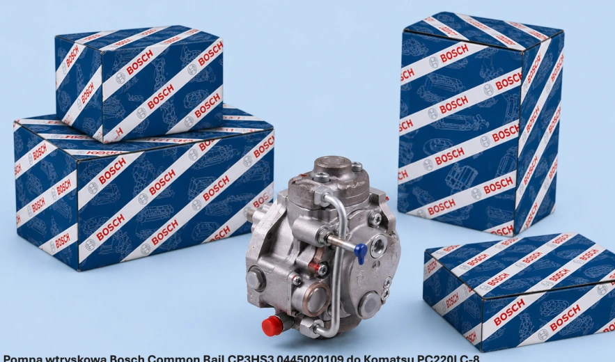 Pompa wtryskowa Bosch Common Rail CP3HS3 0445020109 do Komatsu PC220LC-8 – Komatsu SAA6D107E-1 - nowa, regeneracja, cena