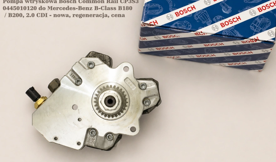 Pompa wtryskowa Bosch Common Rail CP3S3 0445010120 do Mercedes-Benz B-Class B180 / B200, 2.0 CDI - nowa, regeneracja, cena