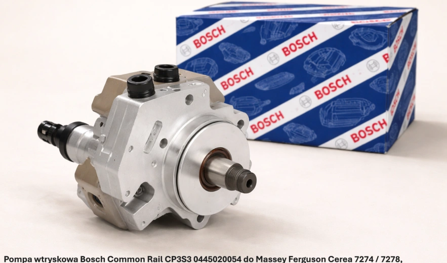 Pompa wtryskowa Bosch Common Rail CP3S3 0445020054 do Massey Ferguson Cerea 7274 / 7278, 8.4 l, 84 CTA - nowa, regeneracja, cena