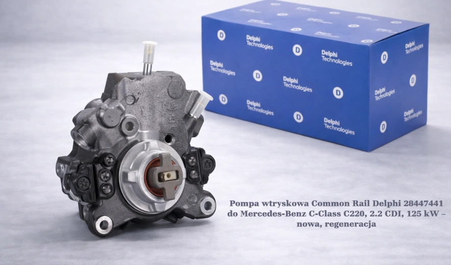 Pompa wtryskowa Common Rail Delphi 28447441 do Mercedes-Benz C-Class C220, 2.2 CDI, 125 kW – nowa, regeneracja