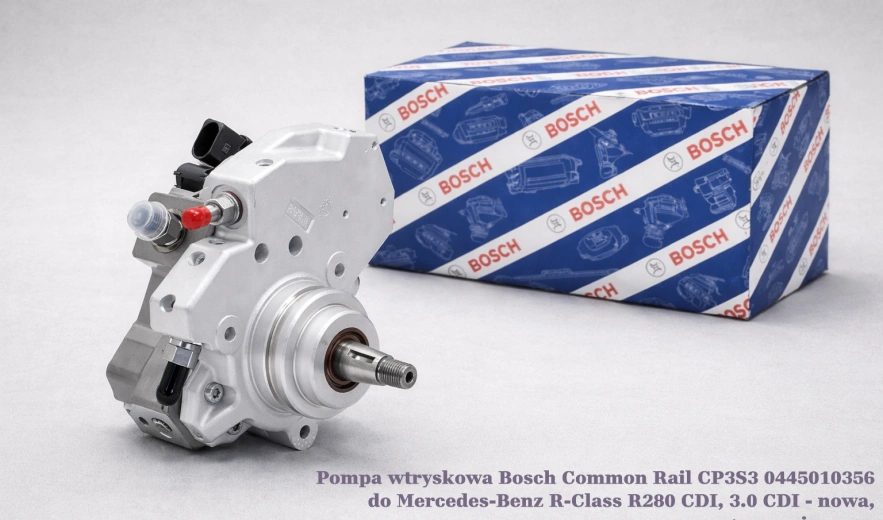 Pompa wtryskowa Bosch Common Rail CP3S3 0445010356 do Mercedes-Benz R-Class R280 CDI, 3.0 CDI - nowa, regeneracja, cena