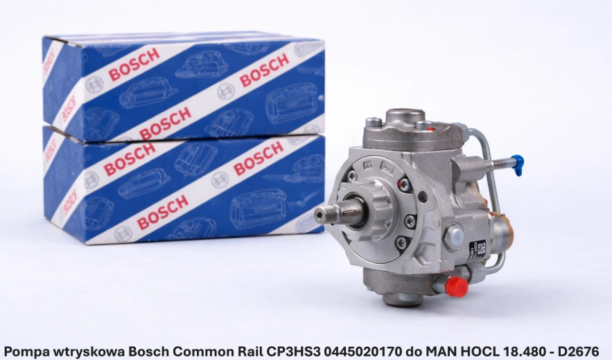 Pompa wtryskowa Bosch Common Rail CP3HS3 0445020170 do MAN HOCL 18.480 - D2676 - nowa, regeneracja, cena