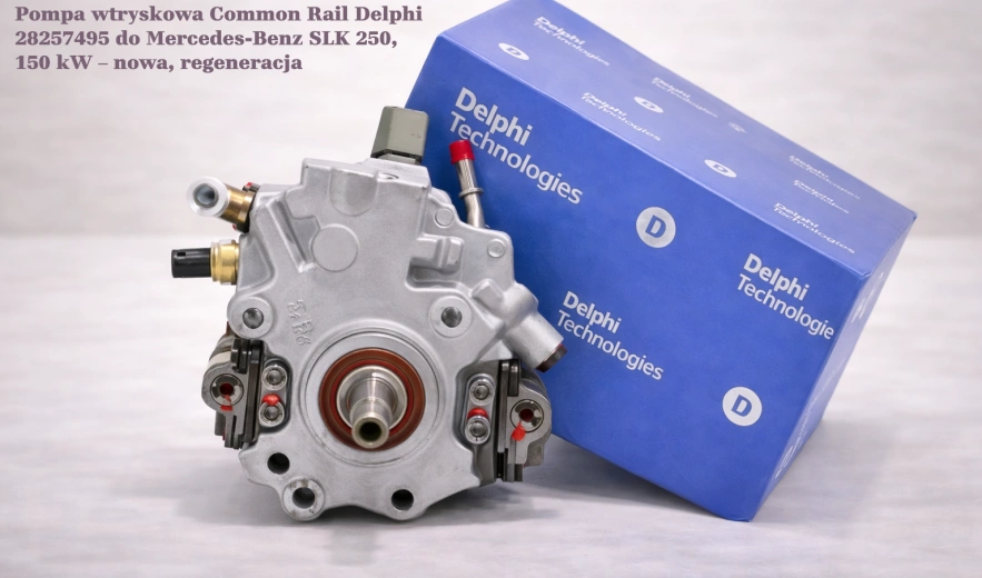 Pompa wtryskowa Common Rail Delphi 28257495 do Mercedes-Benz SLK 250, 150 kW – nowa, regeneracja
