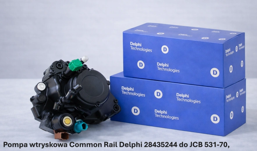 Pompa wtryskowa Common Rail Delphi 28435244 do JCB 531-70, 93kW– nowa, regeneracja