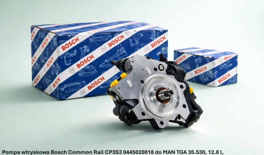 Pompa wtryskowa Bosch Common Rail CP3S3 0445020018 do MAN TGA 35.530, 12.8 l, D2876 LF13 - nowa, regeneracja, cena
