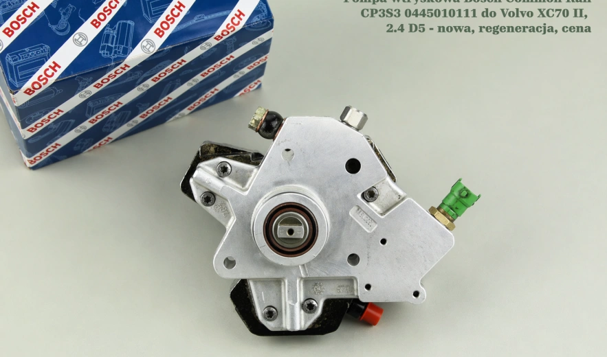 Pompa wtryskowa Bosch Common Rail CP3S3 0445010111 do Volvo XC70 II, 2.4 D5 - nowa, regeneracja, cena