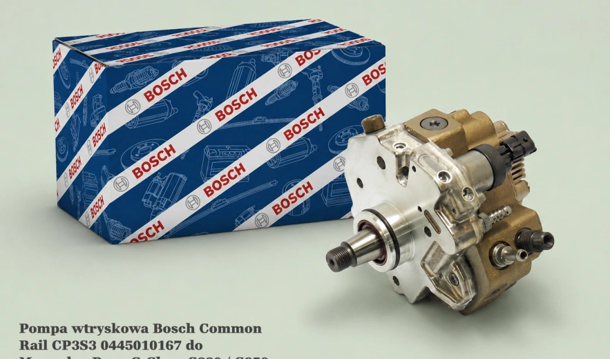 Pompa wtryskowa Bosch Common Rail CP3S3 0445010167 do Mercedes-Benz C-Class C320 / C350, 3.0 CDI - nowa, regeneracja, cena