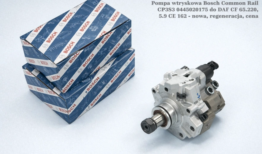 Pompa wtryskowa Bosch Common Rail CP3S3 0445020175 do DAF CF 65.220, 5.9 CE 162 - nowa, regeneracja, cena