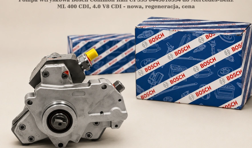 Pompa wtryskowa Bosch Common Rail CP3S3 0445010334 do Mercedes-Benz ML 400 CDI, 4.0 V8 CDI - nowa, regeneracja, cena