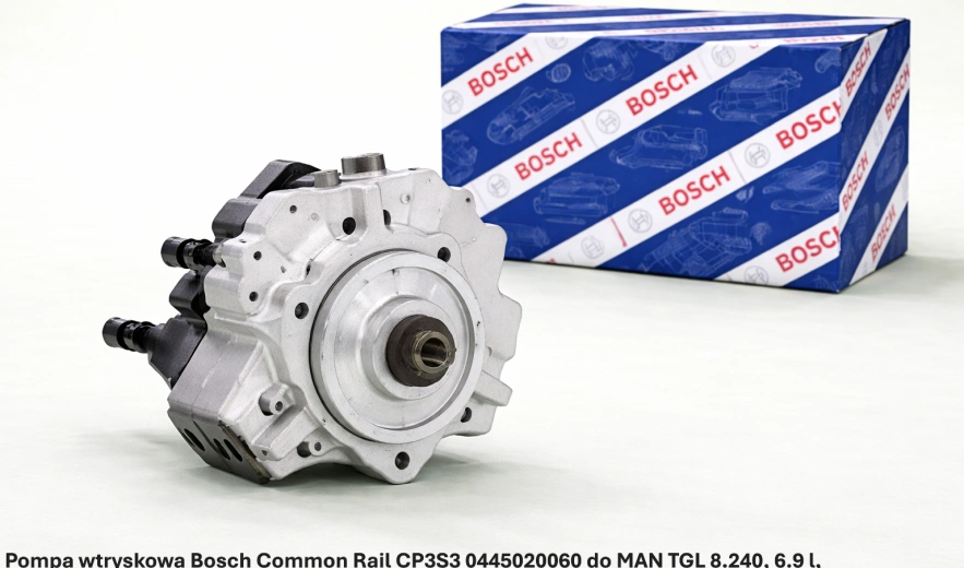 Pompa wtryskowa Bosch Common Rail CP3S3 0445020060 do MAN TGL 8.240, 6.9 l, D0836 LFL 40 / 50 / 53 - nowa, regeneracja, cena