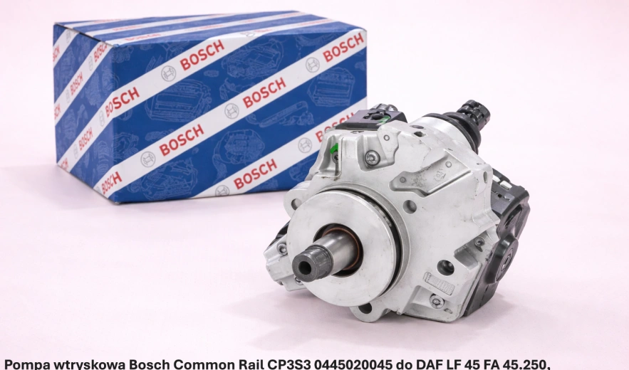 Pompa wtryskowa Bosch Common Rail CP3S3 0445020045 do DAF LF 45 FA 45.250, GR 184 S1- nowa, regeneracja, cena