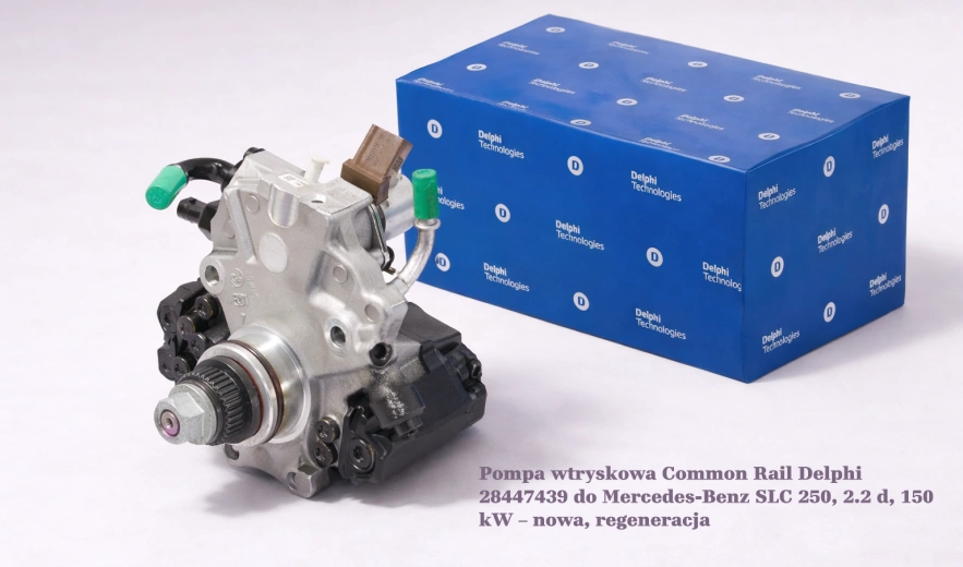 Pompa wtryskowa Common Rail Delphi 28447439 do Mercedes-Benz SLC 250, 2.2 d, 150 kW – nowa, regeneracja