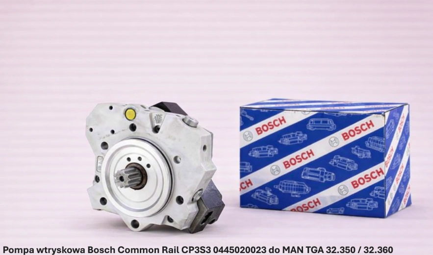 Pompa wtryskowa Bosch Common Rail CP3S3 0445020023 do MAN TGA 32.350 / 32.360 – D2066 LF03/LF13 - nowa, regeneracja, cena
