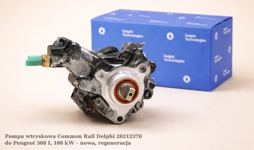 Pompa wtryskowa Common Rail Delphi 28212378 do Peugeot 308 I, 100 kW – nowa, regeneracja
