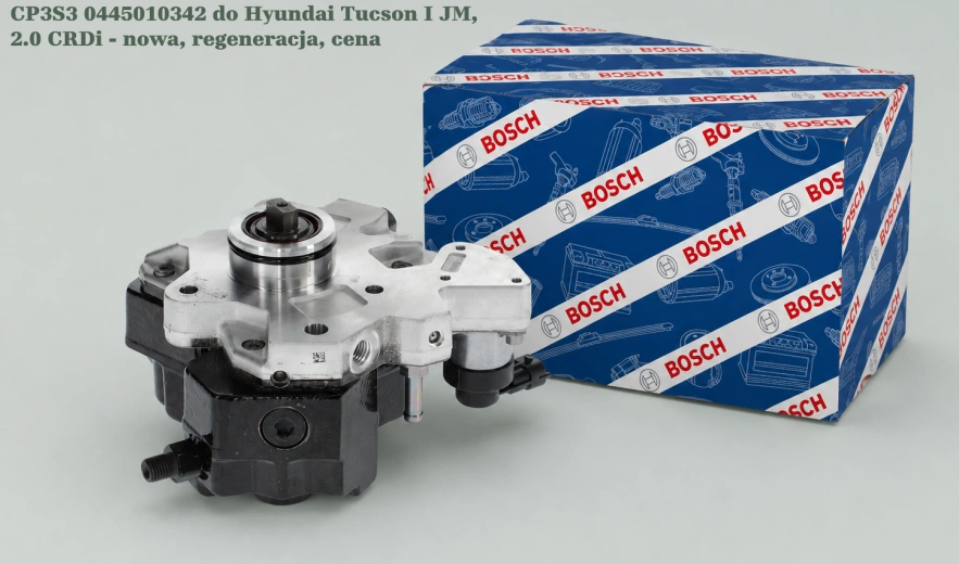 Pompa wtryskowa Bosch Common Rail CP3S3 0445010342 do Hyundai Tucson I JM, 2.0 CRDi - nowa, regeneracja, cena