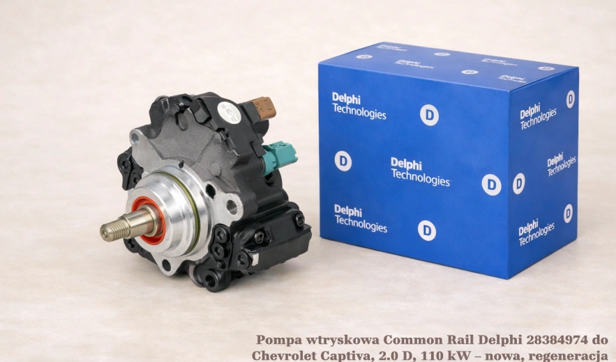 Pompa wtryskowa Common Rail Delphi 28384974 do Chevrolet Captiva, 2.0 D, 110 kW – nowa, regeneracja