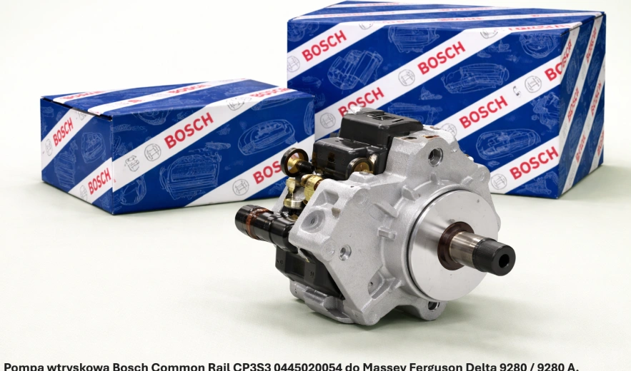 Pompa wtryskowa Bosch Common Rail CP3S3 0445020054 do Massey Ferguson Delta 9280 / 9280 A, 98 CTA - nowa, regeneracja, cena