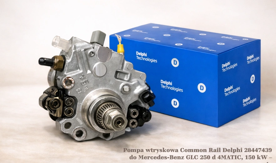 Pompa wtryskowa Common Rail Delphi 28447439 do Mercedes-Benz GLC 250 d 4MATIC, 150 kW – nowa, regeneracja