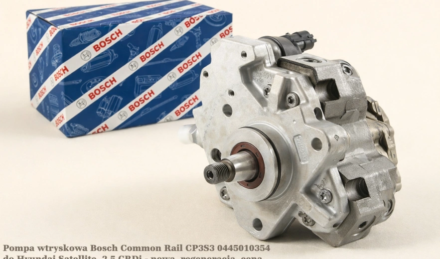 Pompa wtryskowa Bosch Common Rail CP3S3 0445010354 do Hyundai Satellite, 2.5 CRDi - nowa, regeneracja, cena
