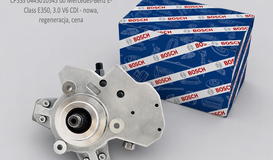 Pompa wtryskowa Bosch Common Rail CP3S3 0445010345 do Mercedes-Benz E-Class E350, 3.0 V6 CDI - nowa, regeneracja, cena