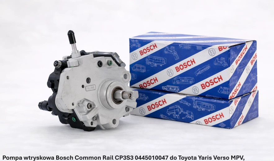 Pompa wtryskowa Bosch Common Rail CP3S3 0445010047 do Toyota Yaris Verso MPV, 1.4 D - nowa, regeneracja, cena