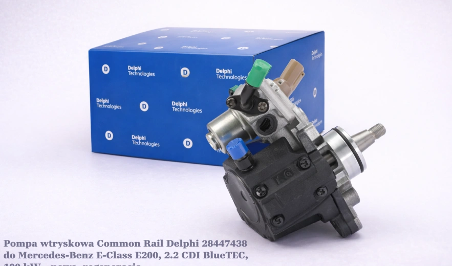 Pompa wtryskowa Common Rail Delphi 28447438 do Mercedes-Benz E-Class E200, 2.2 CDI BlueTEC, 100 kW – nowa, regeneracja